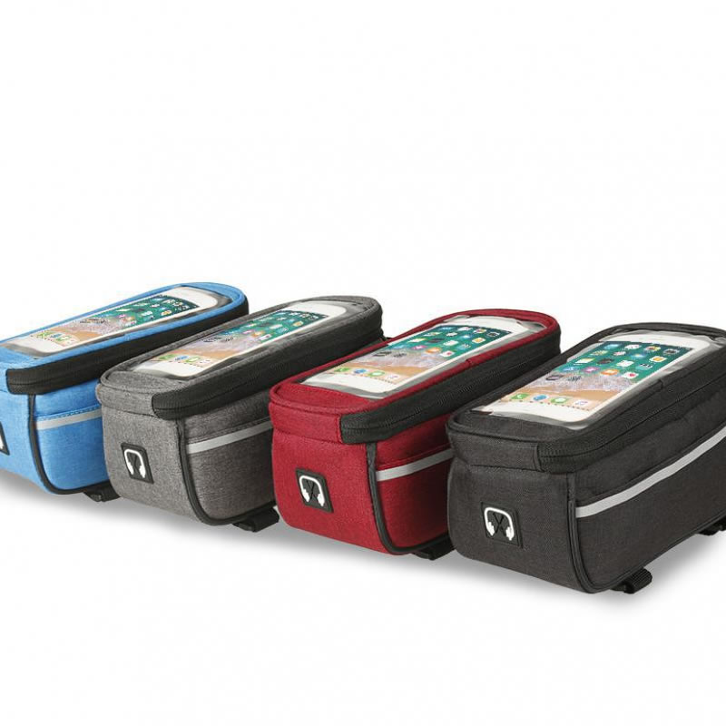 Mountain bike bag front beam bag bicycle bag road car front bag cycling equipment mobile phone bag tube bag1