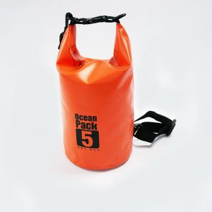 beach heel PVC clip net waterproof bag orange5L