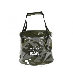 PVC multifunctional portable outdoor folding bucket waterproof bucket for camping and fishing trips